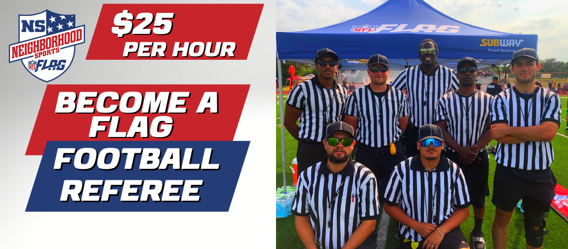 BECOME A NFL FLAG FOOTBALL REFEREE