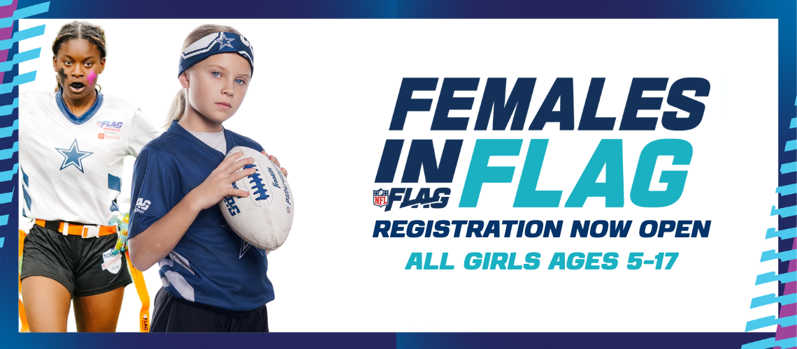 All Girls NFL Flag Football - Summer 2025